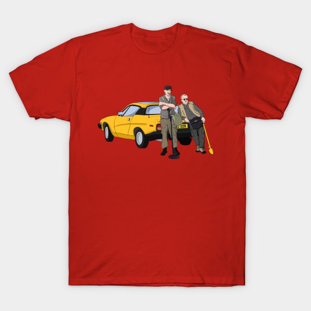 Detectorists - Lance & Andy - DMDC T-Shirt by InflictDesign